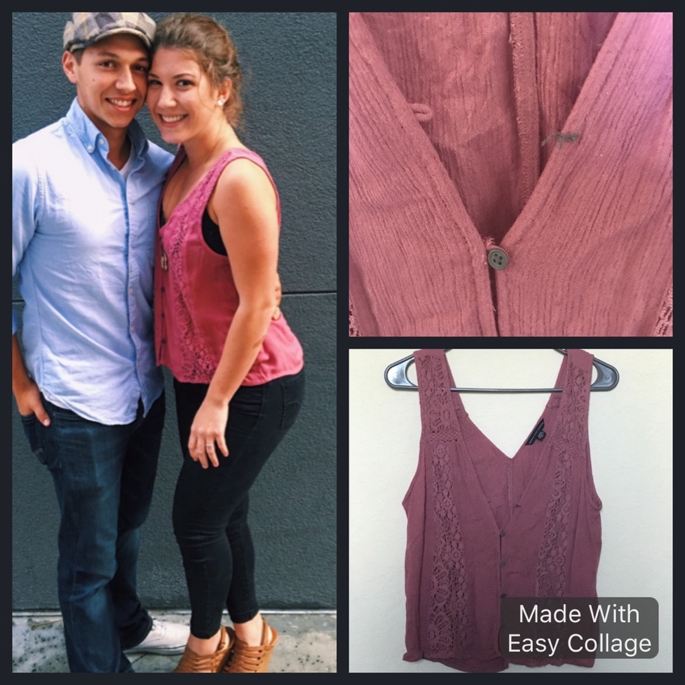Dark pink tank