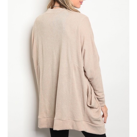 | COZY OVERSIZED POCKET CARDIGAN | - Picture 2 of 5