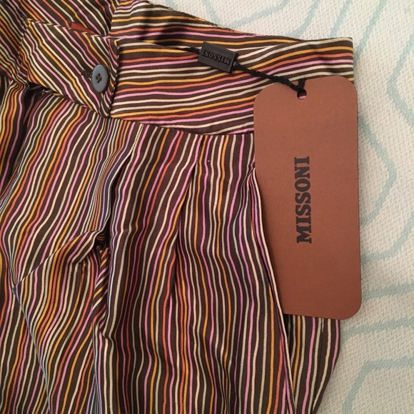 Missoni Pants - HP🎉🇮🇹 Authentic Missoni multi striped Silk trousers