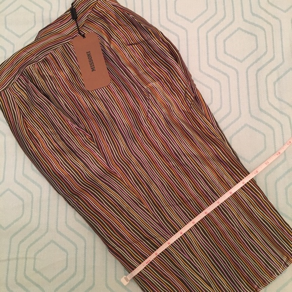 HP🎉🇮🇹 Authentic Missoni multi striped Silk trousers - Picture 6 of 8