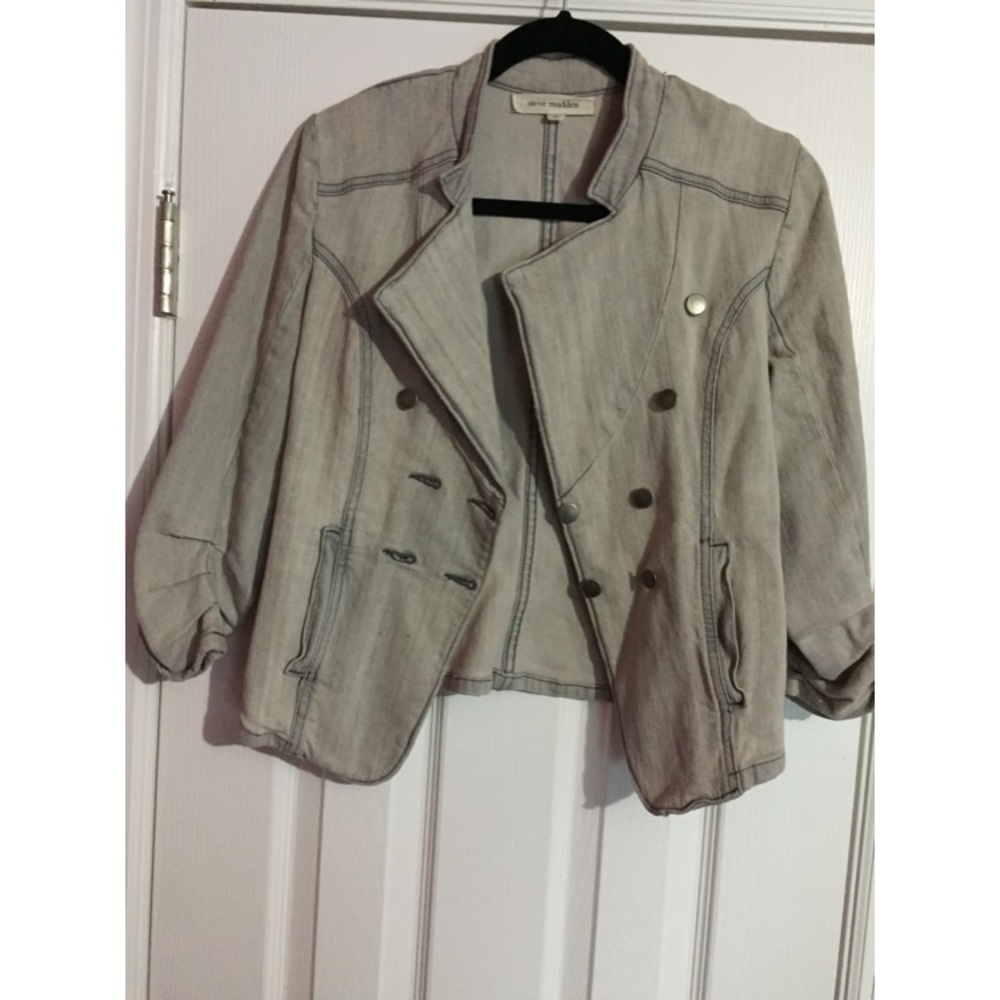 Steve Madden 3/4 sleeve denim jacket