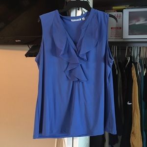 Blue NOTATIONS Blouse