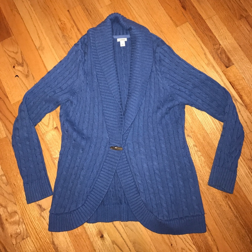 A 100% cotton cardigan