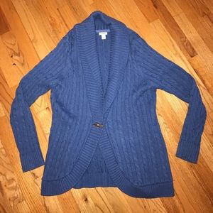 A 100% cotton cardigan