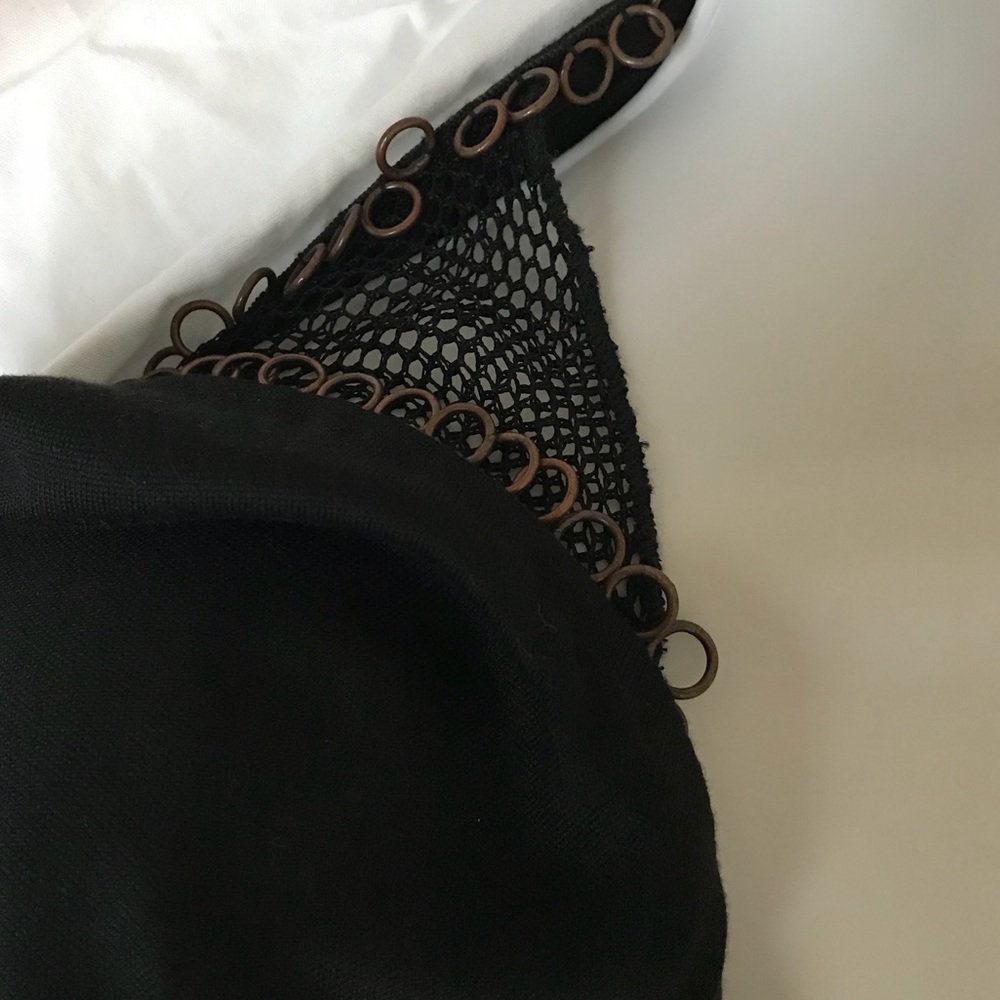 Alexander McQueen Brass Ring Laced Top EUC - Picture 6 of 7