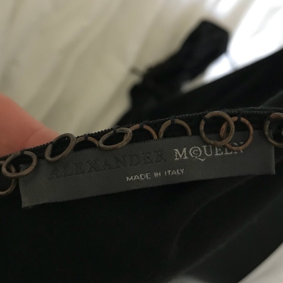Alexander McQueen Brass Ring Laced Top EUC - Picture 3 of 7