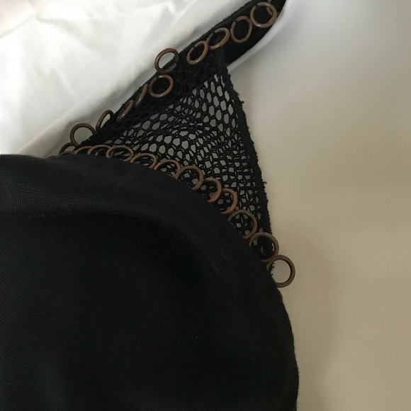 Alexander McQueen Brass Ring Laced Top EUC - Picture 6 of 7