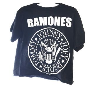 Brandy Melville Cropped Ramones Tee