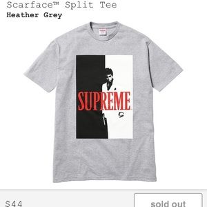 Supreme x Scarface split tee