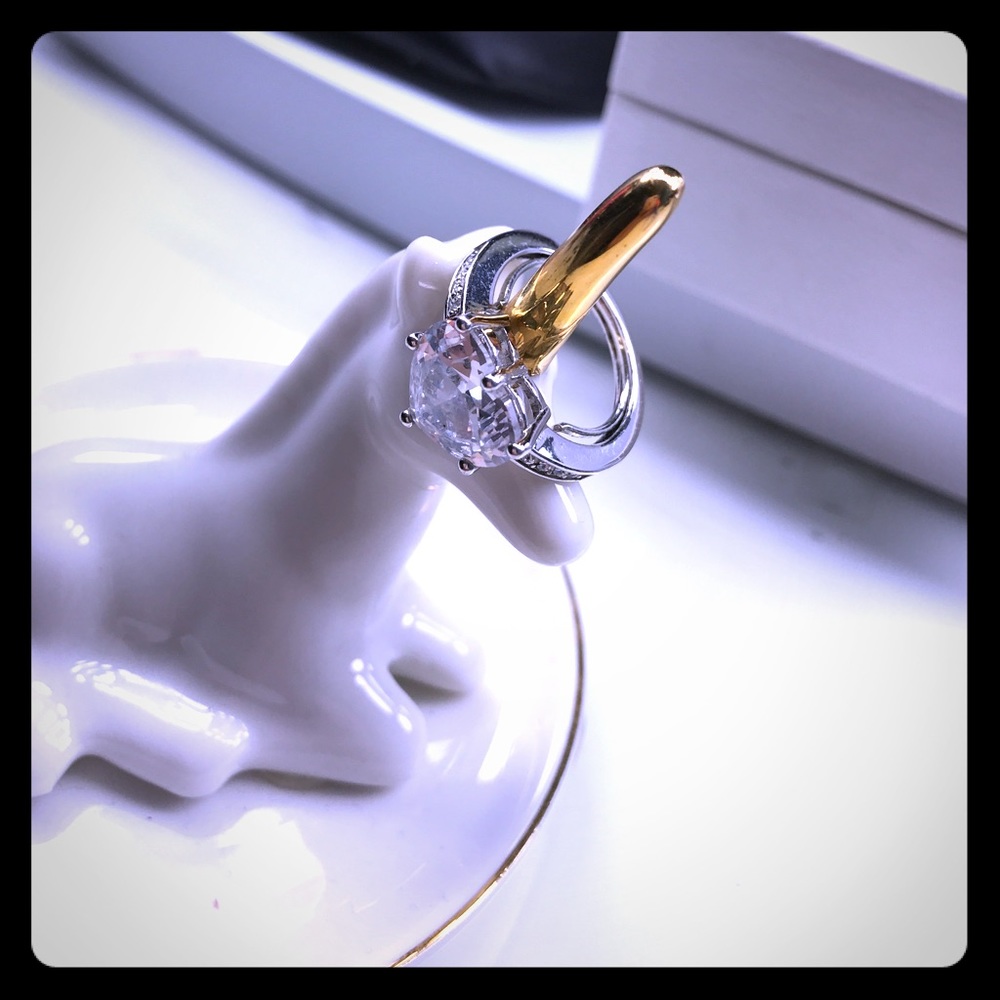 Heart sterling silver ring