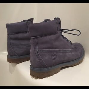 Timberlands -  Slate Blue. Woman’s size 9
