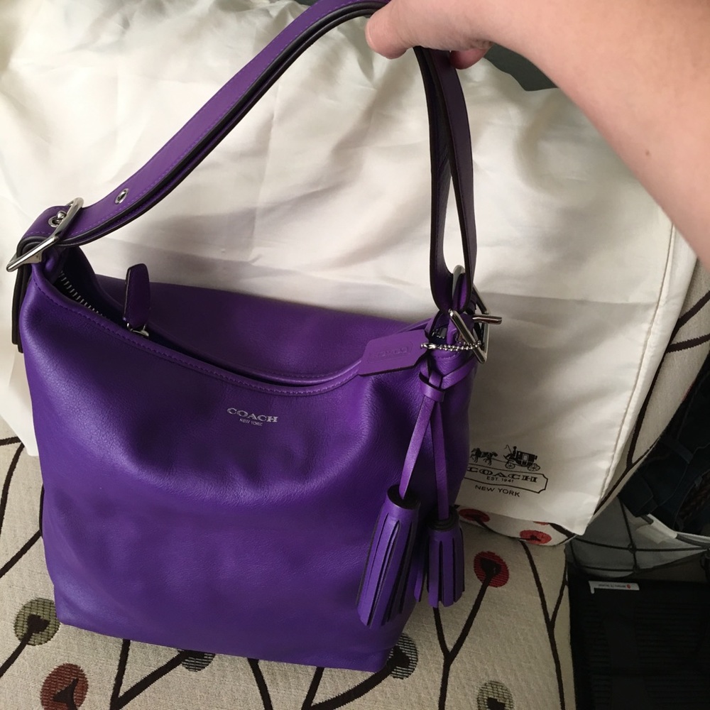 **RARE** COACH HOBO HANDBAG EGGPLANT 🔥