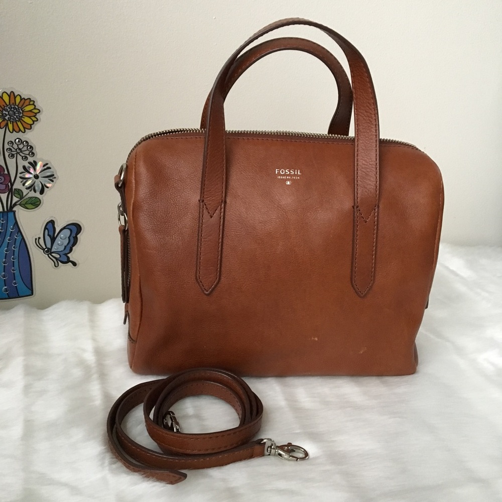 Fossil Sydney Brown Satchel