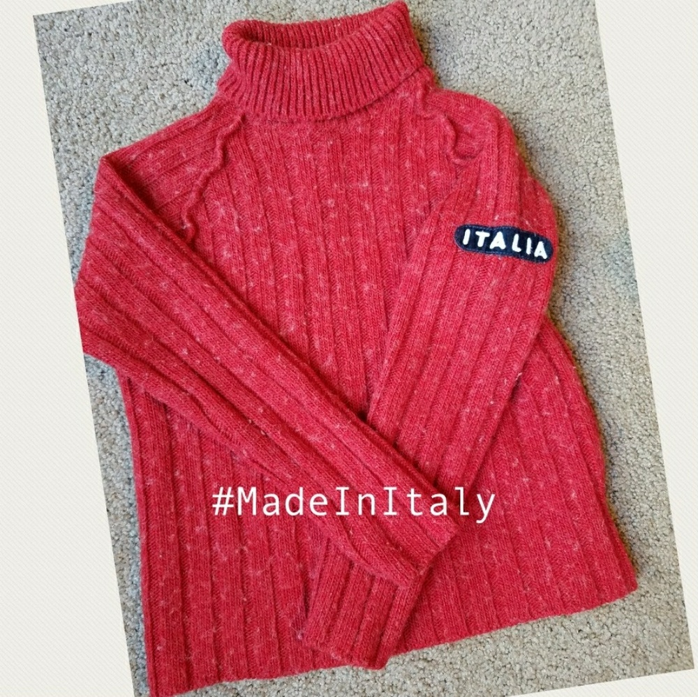 Italian red sweater