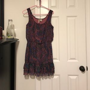 Mimi Chica maroon dress.
