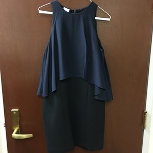 *Never Worn* Ali Ro navy and black scuba dress
