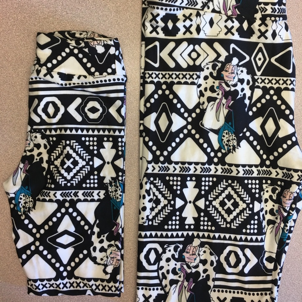 LLR Disney mommy & me cruella Leggings