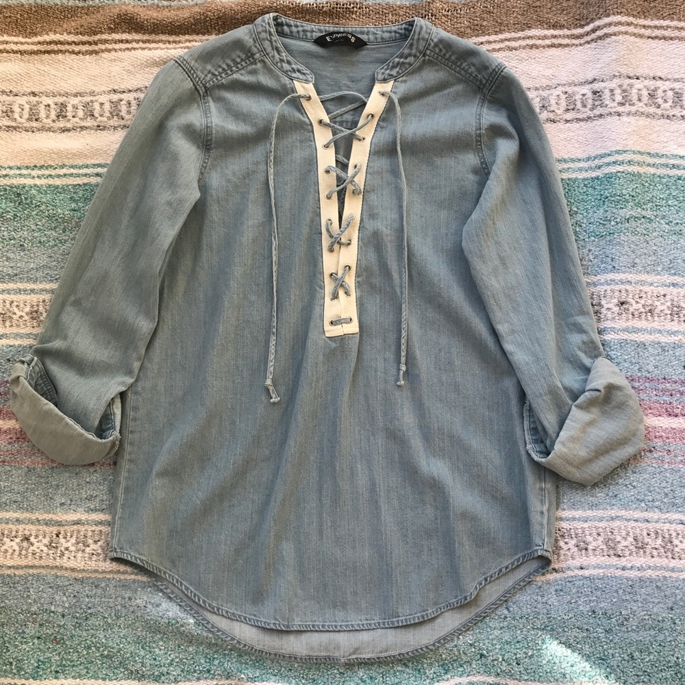 Lace Up Top