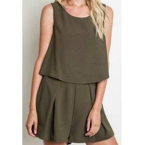 Umgee romper with keyhole back