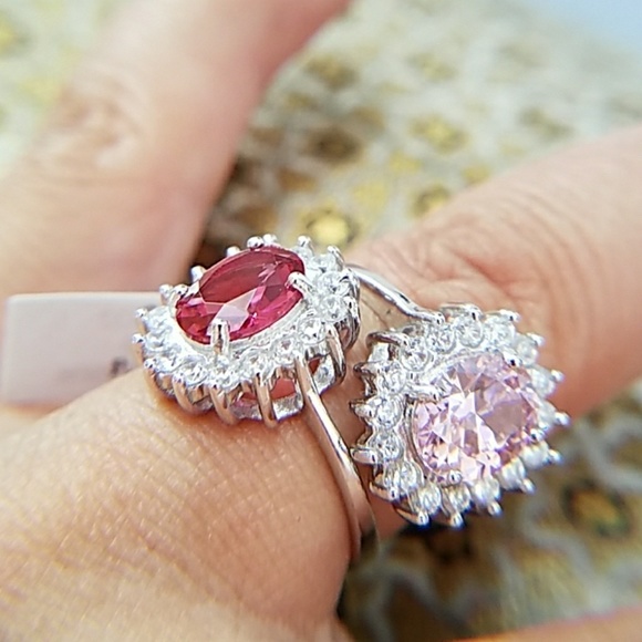 14k Gold plated Solitaire Engagement Ring - Picture 2 of 8