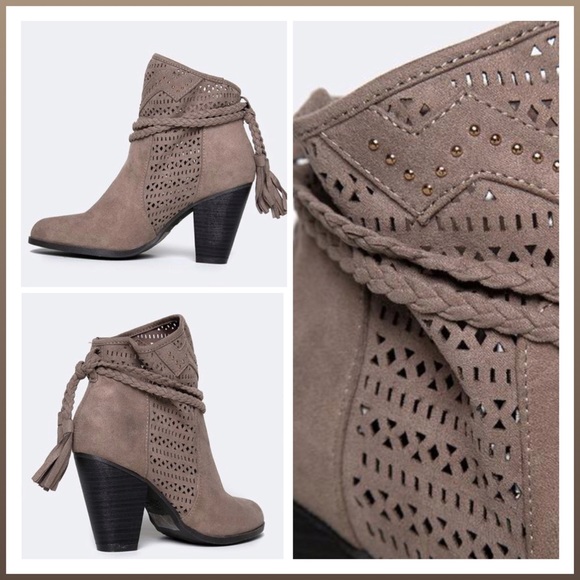 BRAIDED SLOUCH BOOTIE - Picture 3 of 5