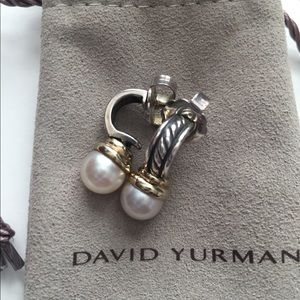 David Yurman Pearl Earrings