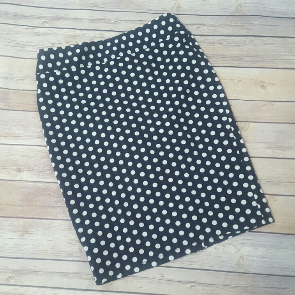 Loft polka dot skirt size 00 Petite