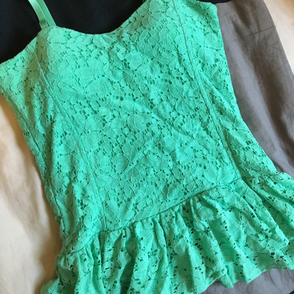 NEW Peplum shirt size small