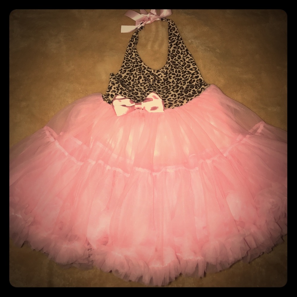 Girls Halter Dress - Medium (2 to 4 years)