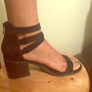 Jessica Simpson Nubuck Block Heels