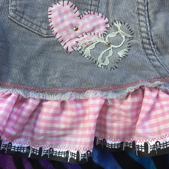 Girls Goth/Lolita Skirt - Picture 3 of 4