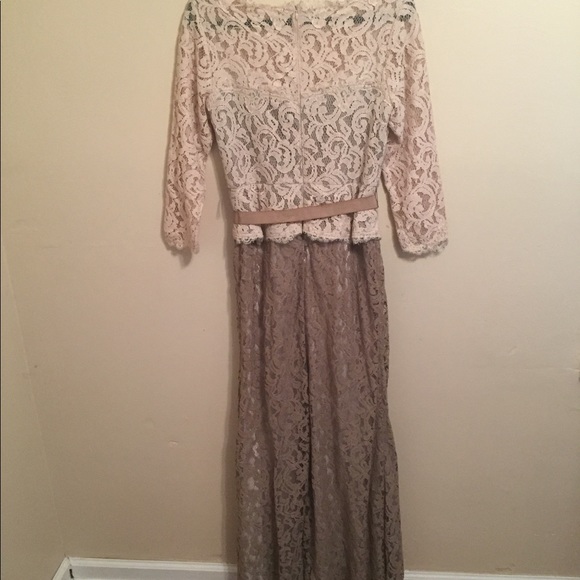 Adriana Papell Lace Gown - Picture 3 of 4