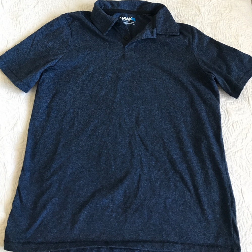 Boys blue short sleeve shirt