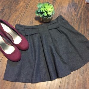 >>5 for $25>> Double Zero Grey Bow Skirt - #001