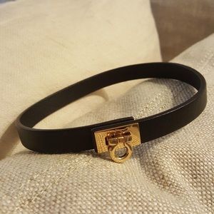 Authentic Ferragamo leather bracelet.
