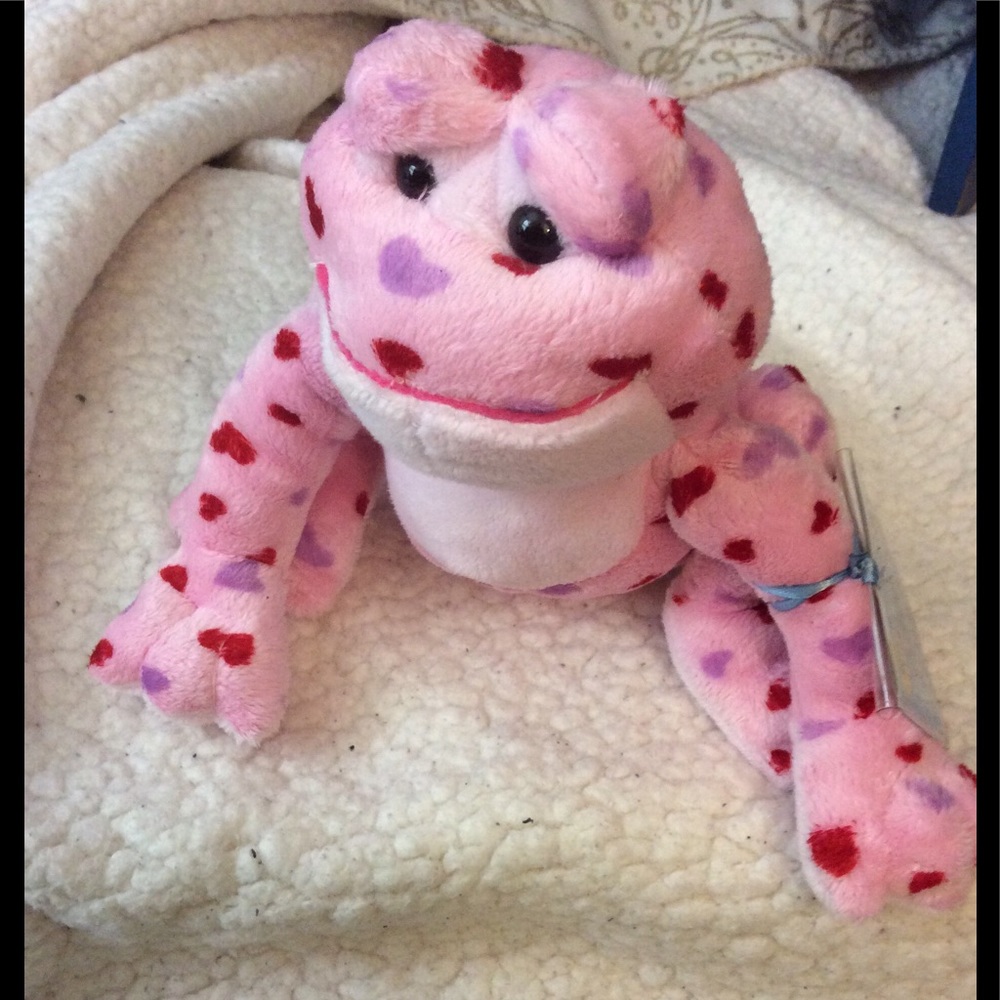 WEBKINZ PLUSH STUFFED STUFFED ANIMAL LOVE FROG