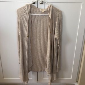 Michael Kors Open Cardigan with hood