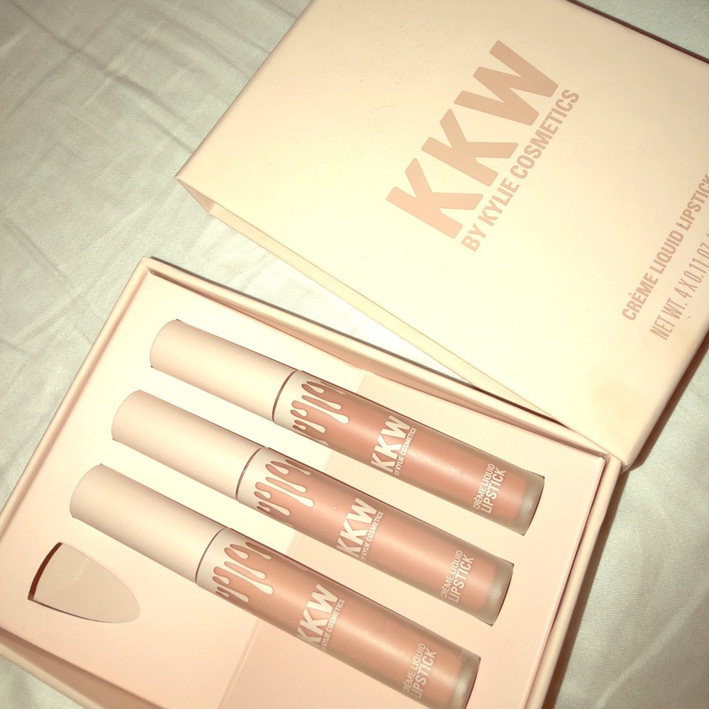 KYLIE COSMETICS KKW Creme Liquid Lipstick 3/4 set!