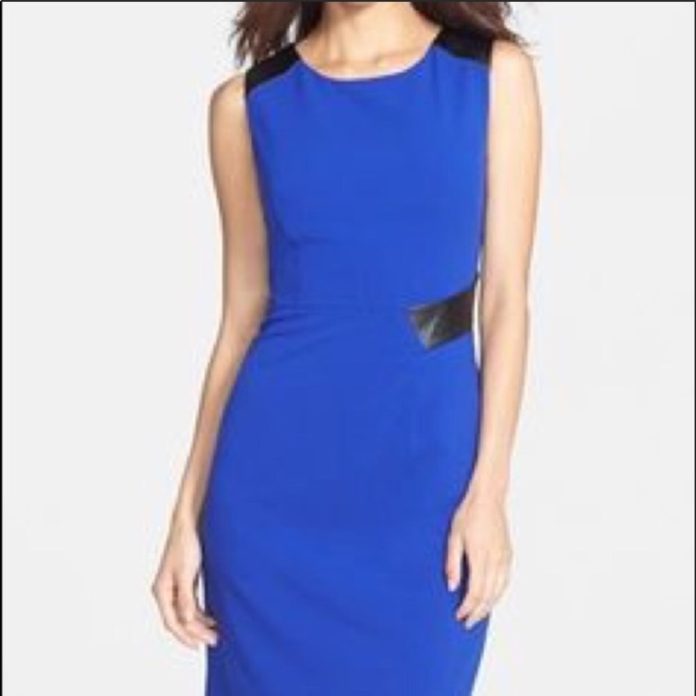 Ivanka Trump cobalt blue dress