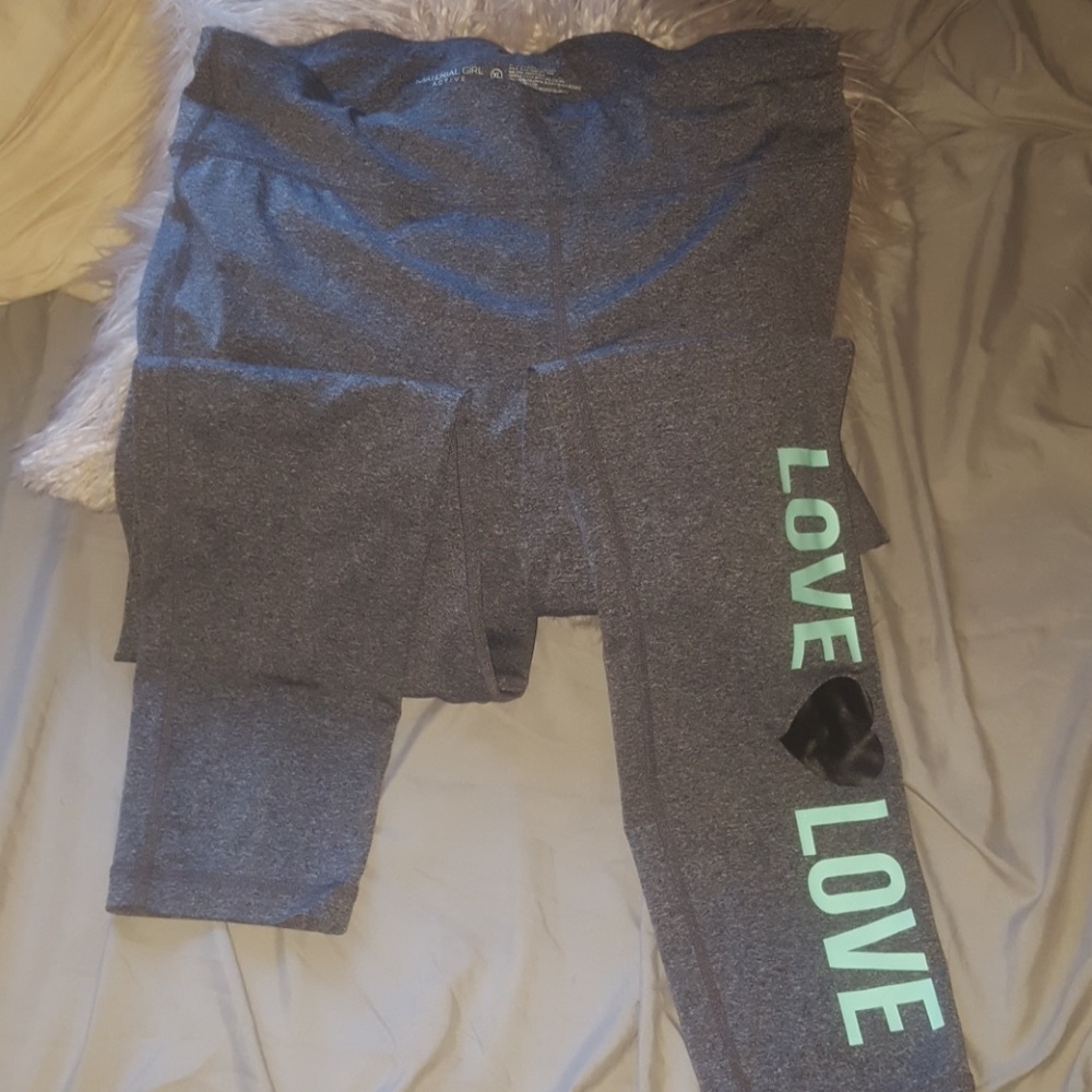 Material girl workout pants