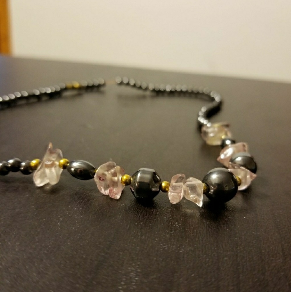 Hawaiian obsidian necklace