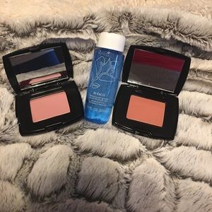 Lancome set.  Makeup remover and blush.