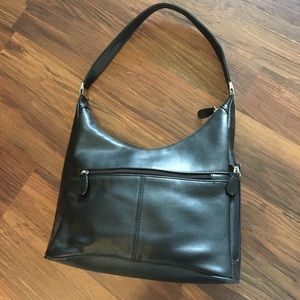 Aurielle leather shoulder bag