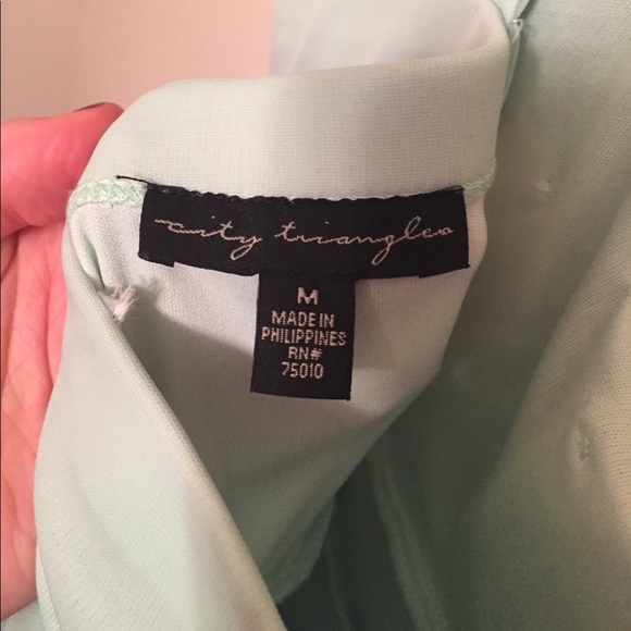 Sea foam prom dress - Picture 3 of 3