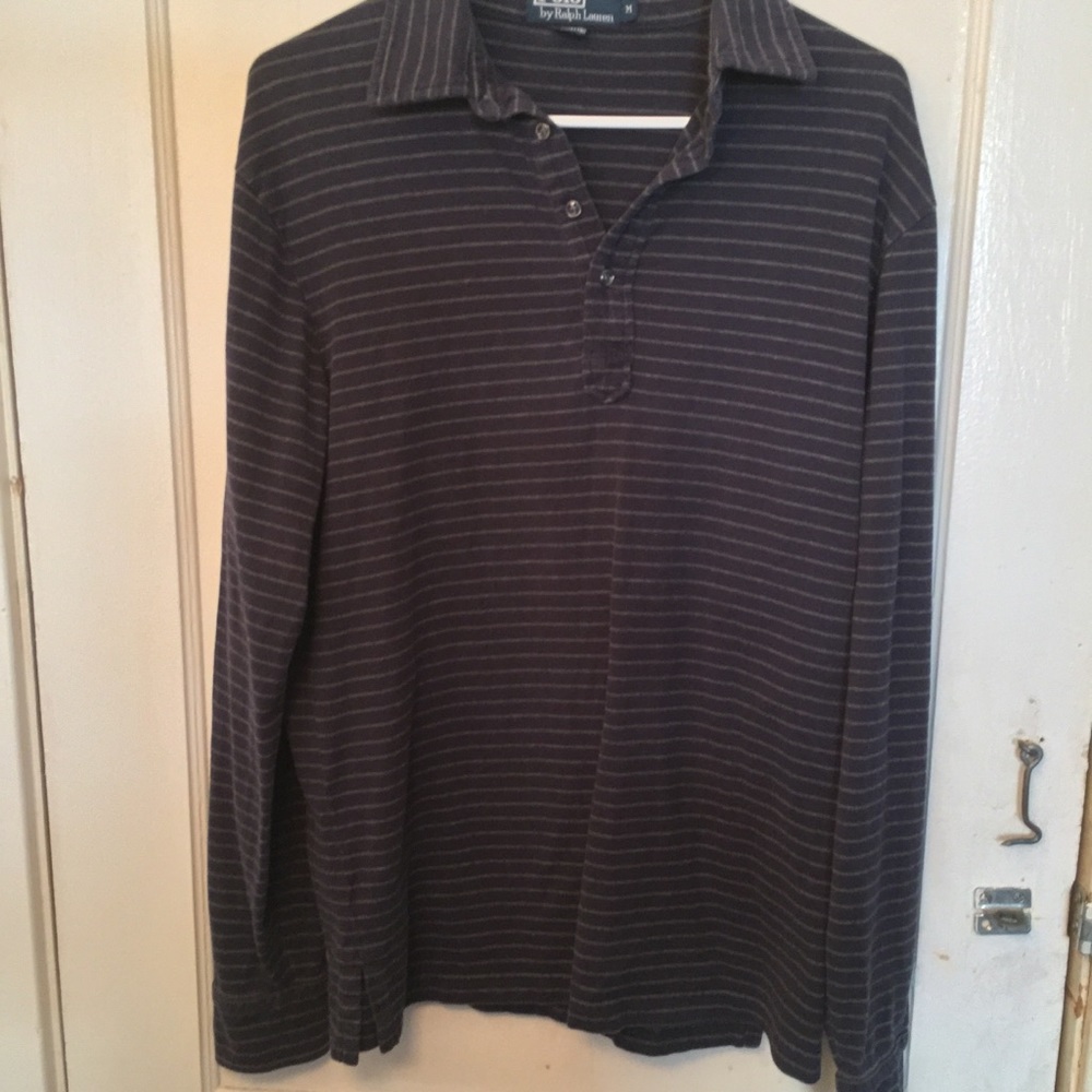 POLO by Ralph Lauren Stripped Navy Blue Men’s Polo