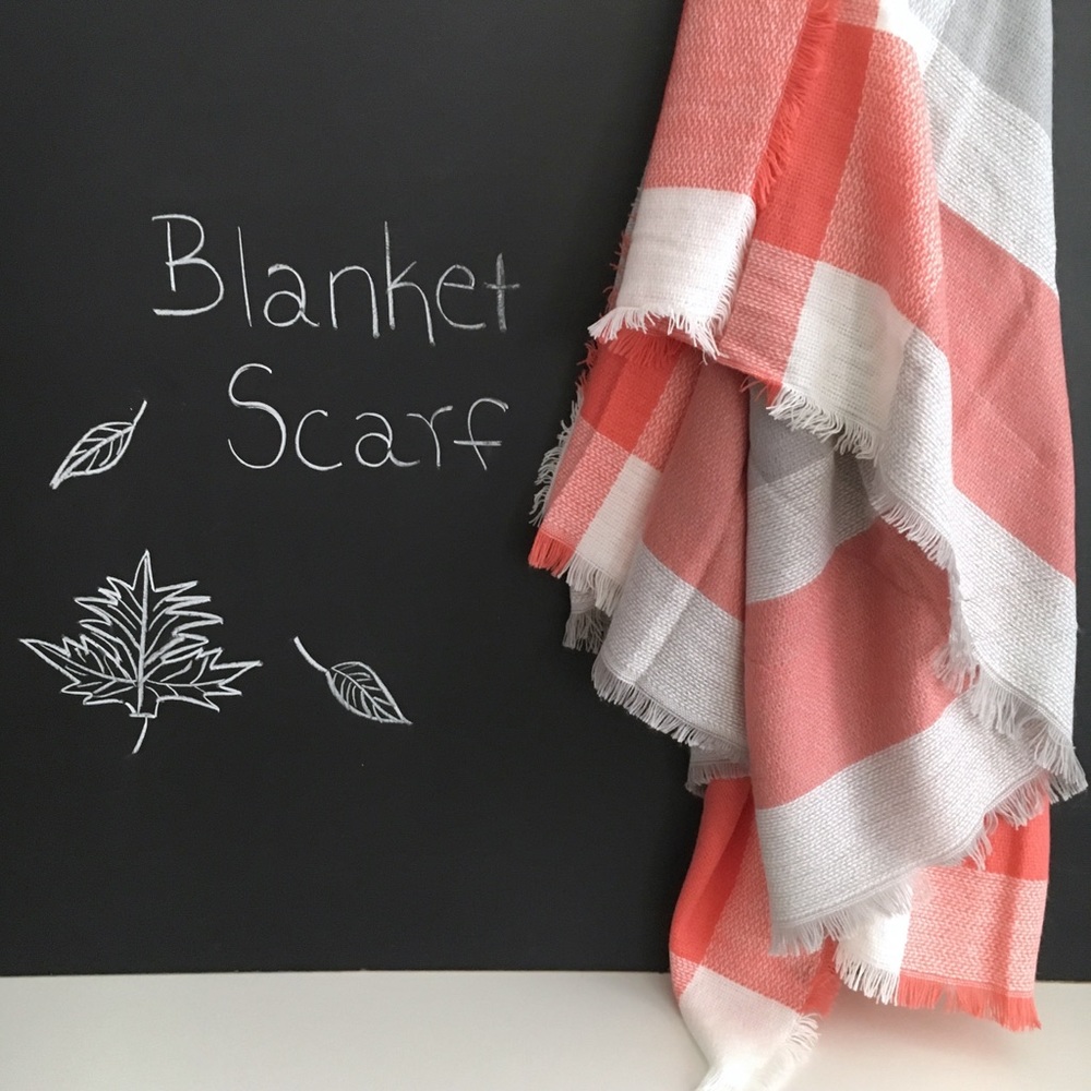 Fall Blanket Scarf 55x55