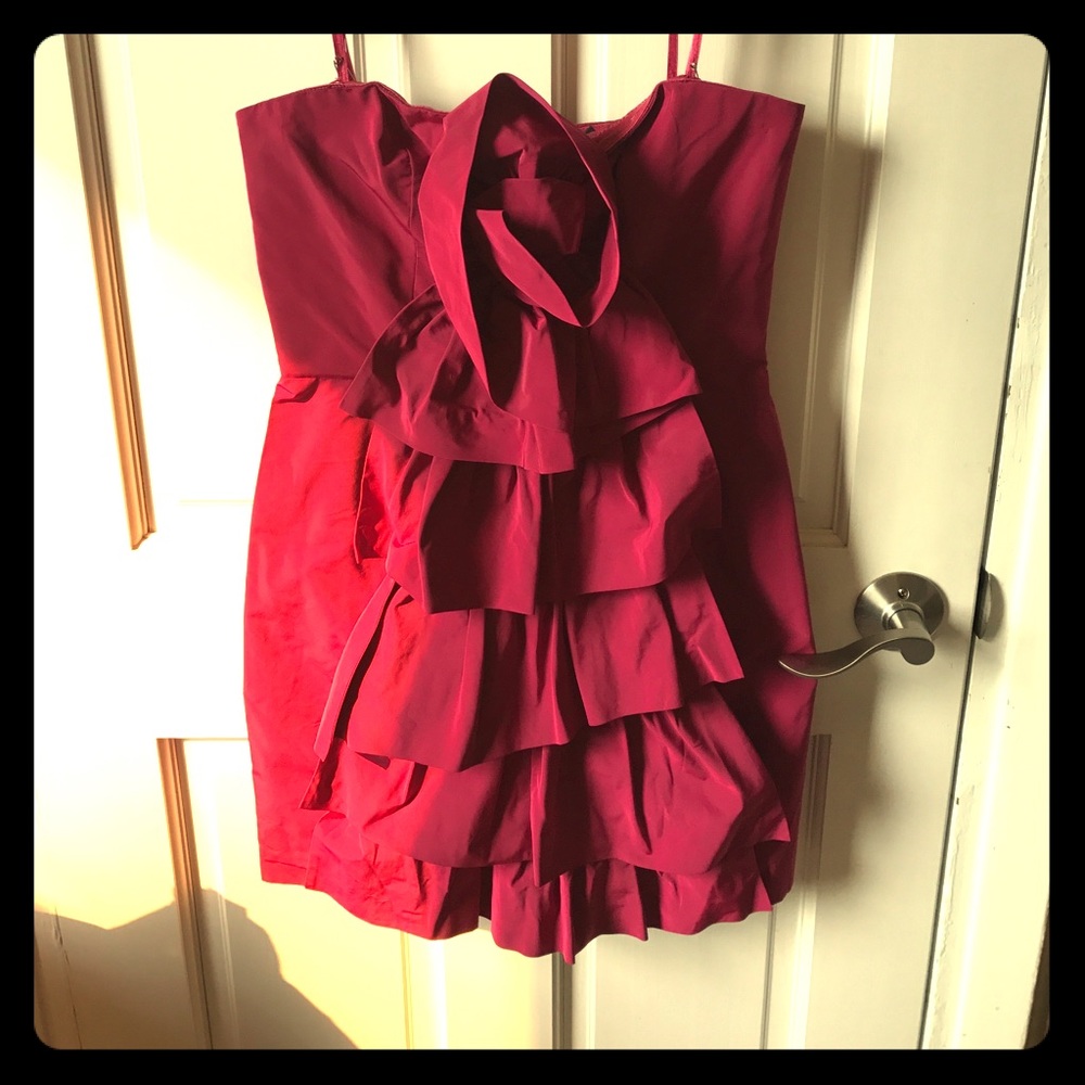 BCBG strapless mini dress