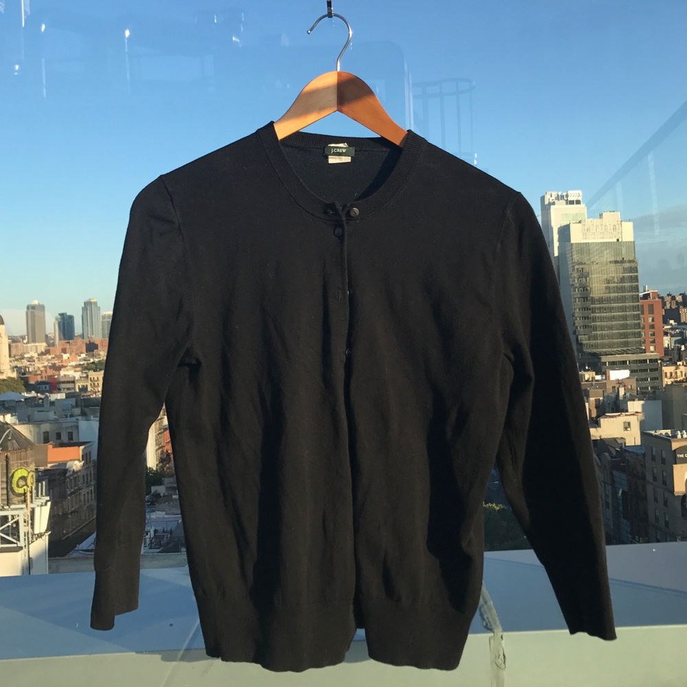 J. Crew Cotton Jackie Cardigan Sweater