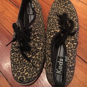 Leopard print Keds size 7.5