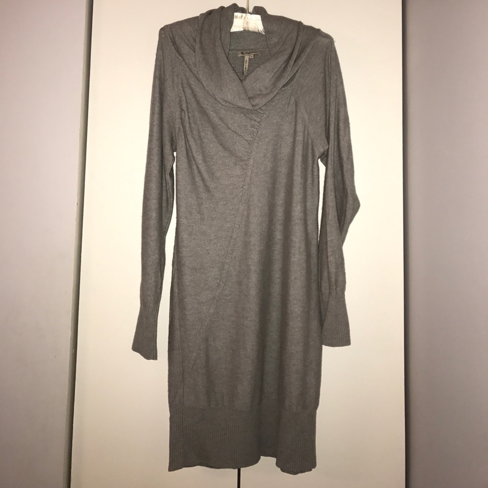 BCBG Grey Sweater Dress - Picture 1 of 5
